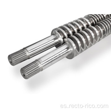 Barril de tornillo cónico de extrusión LLDPE